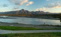 Mantanuska River Lazy Mountain Chugach Range Palmer Alaska Royalty Free Stock Photo