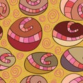 Mantau seamless pattern