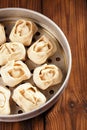 Manti with ground lamb