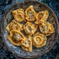 Manti, Mantu or Manty is Famous Traditional Meat Dishes of Central Asia, Turkey and China