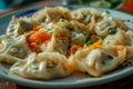 Manti, Mantu or Manty is Famous Traditional Meat Dishes of Central Asia, Turkey and China