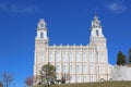 Manti Temple Royalty Free Stock Photo