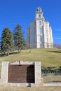 Manti Temple, Utah Royalty Free Stock Photo
