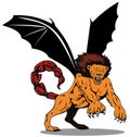 Manticore about to attack