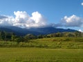 Mantiqueira mountain range hiding behind the clouds