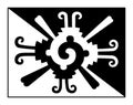 Mantle of spider water, Aztec symbol for a ritual cloak