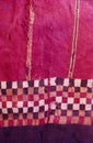 textile Paracas Nazca Peru, culture with great weavers from the year 700 BC -200 AD with mythological figures embroidered