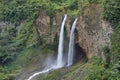 Manto de la novia (bridal veil) waterfall Royalty Free Stock Photo