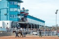 Mantorp harness race course in Sweden Royalty Free Stock Photo