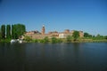 Mantova lake shore (Mantua), Italy Royalty Free Stock Photo