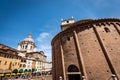 Church Rotonda di San Lorenzo in Piazza delle Erbe - Mantua Downtown Italy Royalty Free Stock Photo