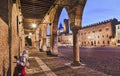 Mantua Colonnade Vespa Square