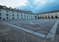 MANTUA, ITALY - APRIL 29, 2018: View of Palazzo Ducale on Piazza Castello in Mantua - Italy Royalty Free Stock Photo