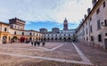 Mantua, Italy - January -4 -2019: European capital of culture and UNESCO world heritage site