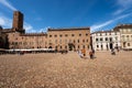 Piazza Sordello - Sordello Square in Mantua Downtown Lombardy Italy