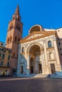 Mantua, Italy, September 23, 2021: Basilica di Sant'Andrea in Ma Royalty Free Stock Photo