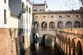 Mantua: The Pescherie di Giulio Romano or Loggia di Giulio Romano is a historic building in Mantua Mantova. Italy