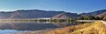 Mantua Reservoir landscape views. Mantua is a small town on the eastern edge Box Elder County, Historically known as Box Elder Val Royalty Free Stock Photo