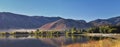 Mantua Reservoir landscape views. Mantua is a small town on the eastern edge Box Elder County, Historically known as Box Elder Val