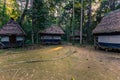 Manu National Park, Peru - August 07, 2017: Jungle lodges of Cocha Otorongo in the Amazon rainforest of Manu National Park, Peru Royalty Free Stock Photo