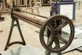 Manual Bending Roller Machine Royalty Free Stock Photo