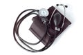 Manual blood pressure monitor medical tool isolated