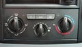 Manual Car Air Conditioner Royalty Free Stock Photo