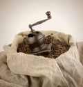 The manual coffee grinder