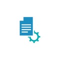 Manual document vector icon design template