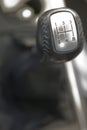 Manual gear shift Royalty Free Stock Photo