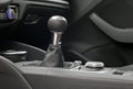 Manual gear shift handle Royalty Free Stock Photo