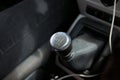 Manual gear stick shifter Royalty Free Stock Photo