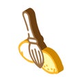 manual lemon squeezer isometric icon vector illustration