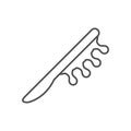 Manual massager line outline icon