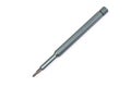 Manual mini screwdriver with inserted crosspoint interchangeable bit close-up