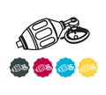Manual Resuscitator - Non Invasive Ventilation Support - Icon Royalty Free Stock Photo