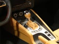 Manual Transmission,Super Sport Car Interior Royalty Free Stock Photo