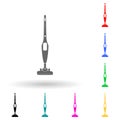 manual vacuum cleaner multi color style icon. Simple glyph, flat vector of electro icons for ui and ux, website or mobile Royalty Free Stock Photo