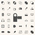 manual video camera icon. web icons universal set for web and mobile