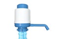 Manual water pump for water bottle