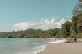 Manuel Antonio Beach getting ready for the day