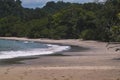 Manuel Antonio Beach in Quepos, Costa Rica - paradise tropical beach Royalty Free Stock Photo