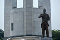 Manuel Quezon statue at Quezon memorial circle in Quezon City, Philippines