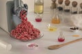 Manufacture of artificial meat from chemical elements in the laboratory