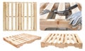 Manufacture of wooden platforms