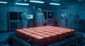 Manufacturing Advanced Semiconductor Components in Cleanroom Royalty Free Stock Photo