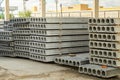 Manufacturing concrete slabs. reinforced concrete production