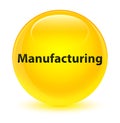 Manufacturing glassy yellow round button