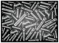 Sketch Background of Screws and Nuts on Chalkboard Royalty Free Stock Photo