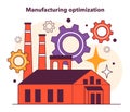 Manufacturing optimization. Increase in efficiency of production